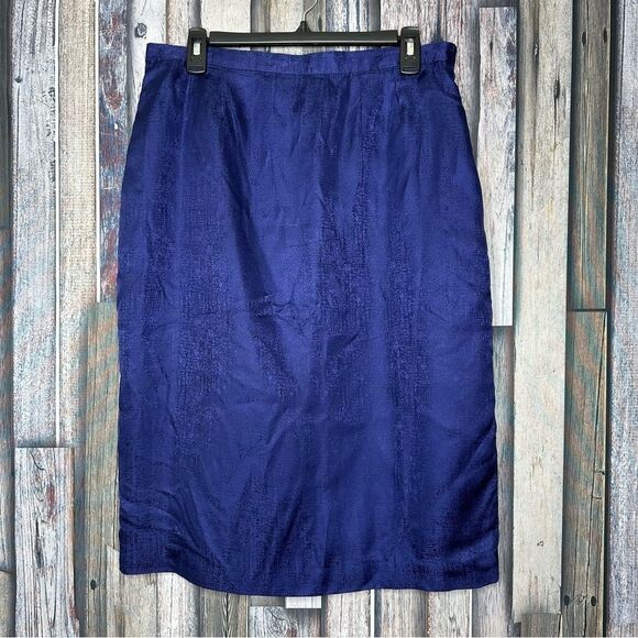 🔸BUNDLE ONLY🔸|EUC| 100% Silk Midi Pencil Skirt - Picture 1 of 5